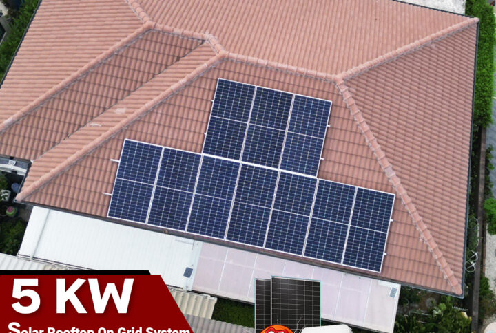 Solar Cell On Grid : 5 KW